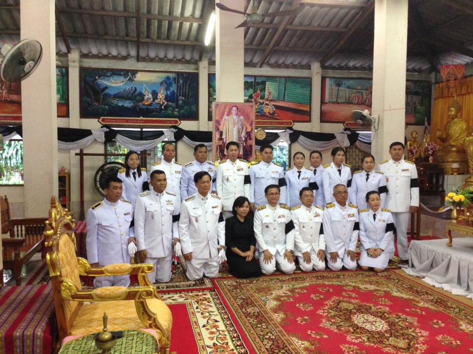 กิจกรรมร่วมพิธีสวดพระอภิธรรมเพื่อถวายเป็นพระราชกุศล(จำนวน 10  ภาพ)